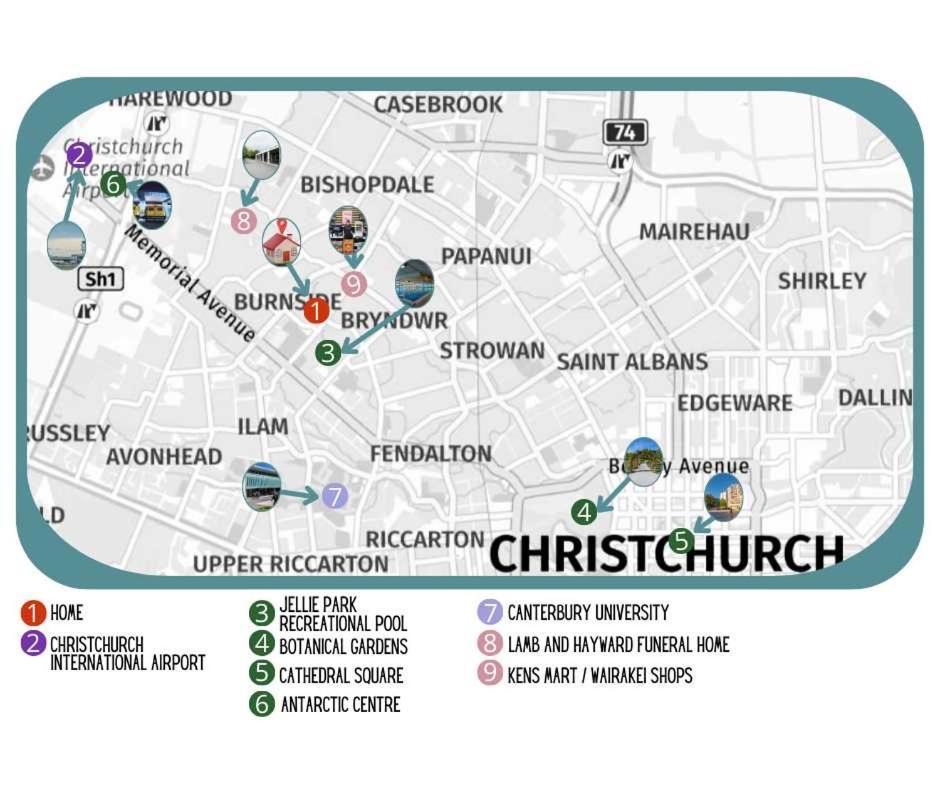 Private, Family-Friendly Home, 4Br By Airport & Free Parking Christchurch Kültér fotó